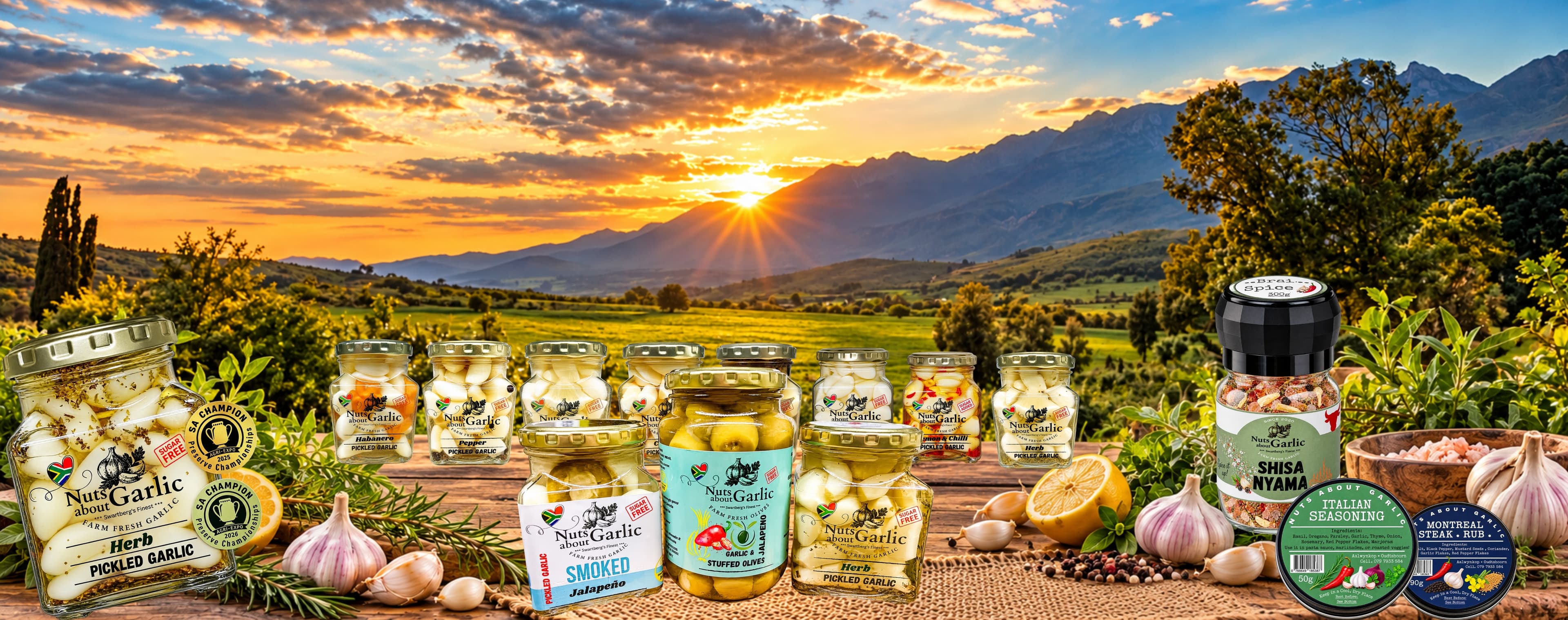 Nuts about Garlic, Plaasvars Knoffelprodukte uit die Klein Karoo!