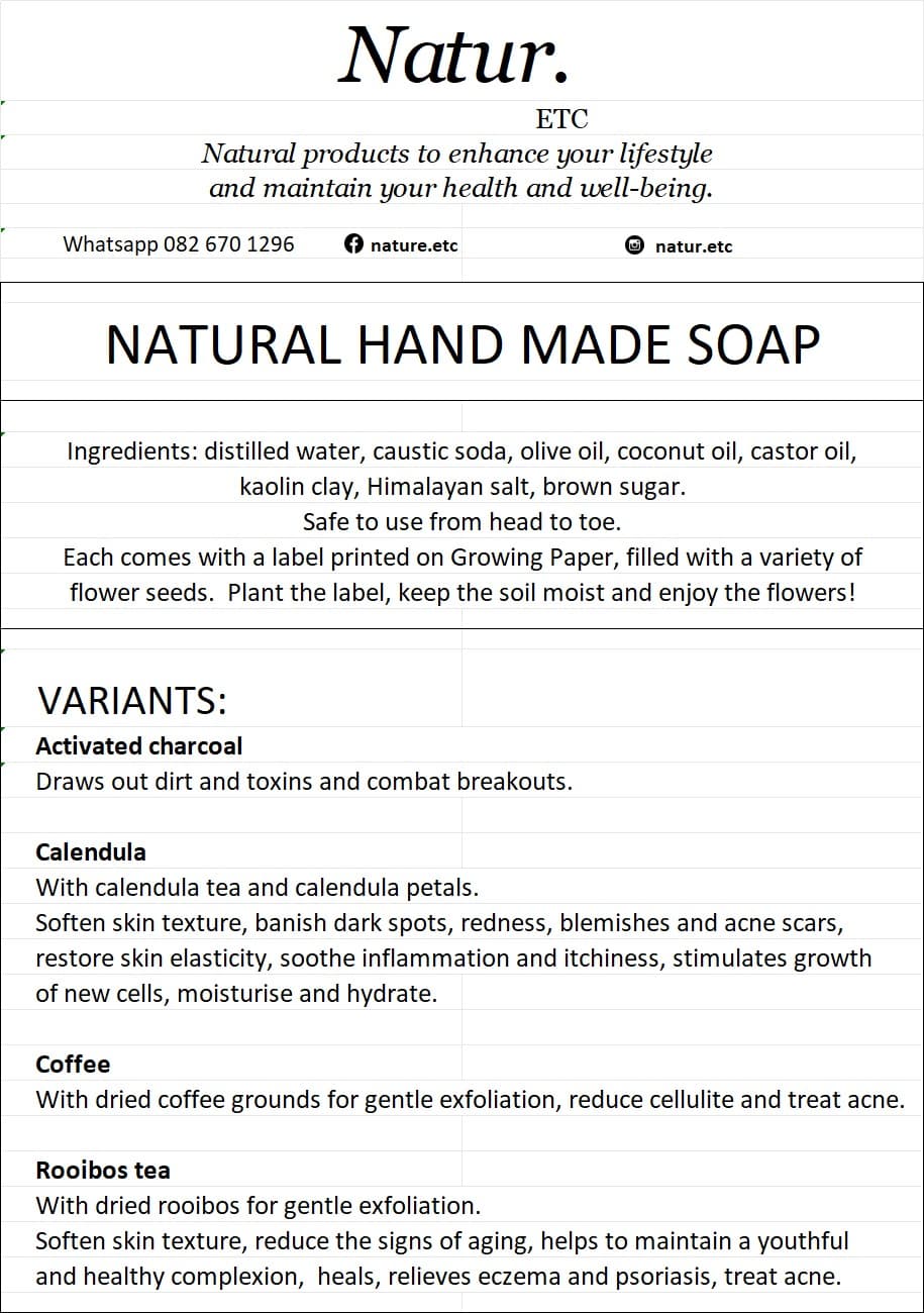 Natur.etc - Natuurlike produkte vir ’n gesonde leefstyl